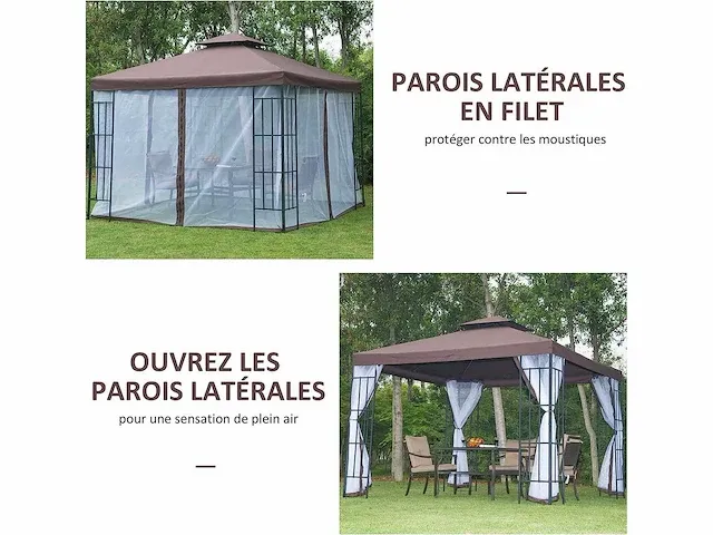 Barnum gazebo koloniale stijl buitentent - afbeelding 6 van  9