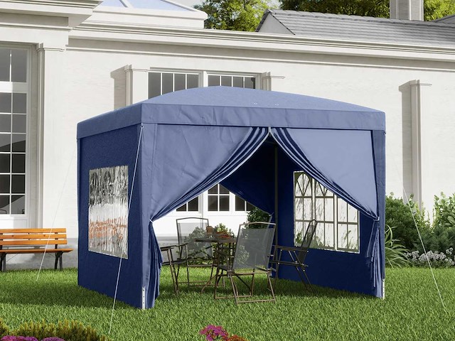Barnum prieel opvouwbare partytent 3 x 3 x 2,58 m - afbeelding 1 van  7