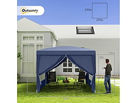 Barnum prieel opvouwbare partytent 3 x 3 x 2,58 m - afbeelding 4 van  7
