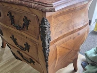 Barok commode brons en marmer - afbeelding 2 van  7