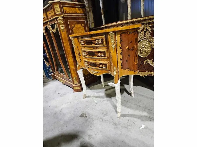 Barok curved commode - afbeelding 3 van  4