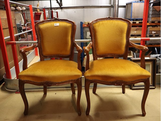 Barok stoel (x2) - afbeelding 1 van  4