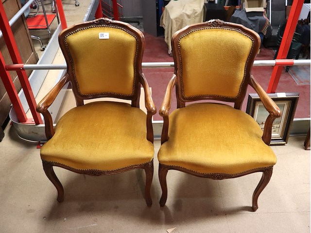 Barok stoel (x2) - afbeelding 2 van  4