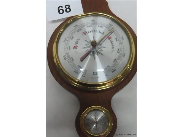 Barometer, 53cm - afbeelding 2 van  3