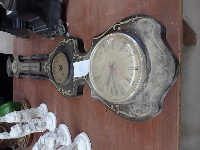 Barometer + horloge - afbeelding 1 van  3