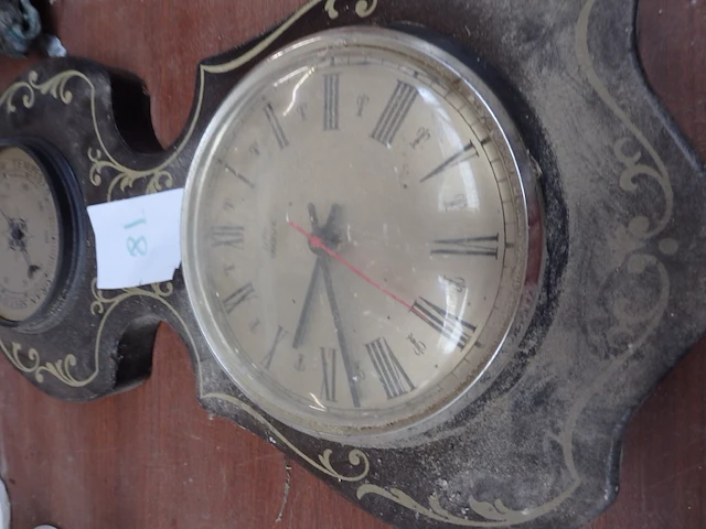 Barometer + horloge - afbeelding 2 van  3