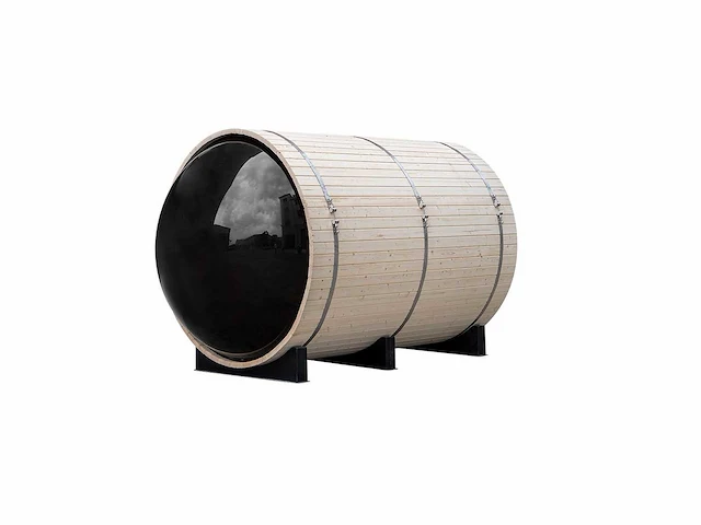 Barrel sauna met raam - 4-6 personen - afbeelding 1 van  7