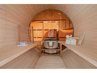 Barrel sauna met raam - 4-6 personen - afbeelding 6 van  7