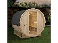 Barrelsauna met kachel en toebehoren - afbeelding 1 van  4