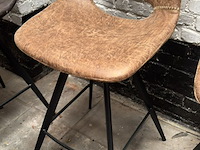 Barstoel cognac zithoogte 67cm - afbeelding 1 van  1