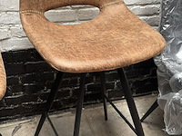 Barstoel cognac zithoogte 71 - afbeelding 1 van  1