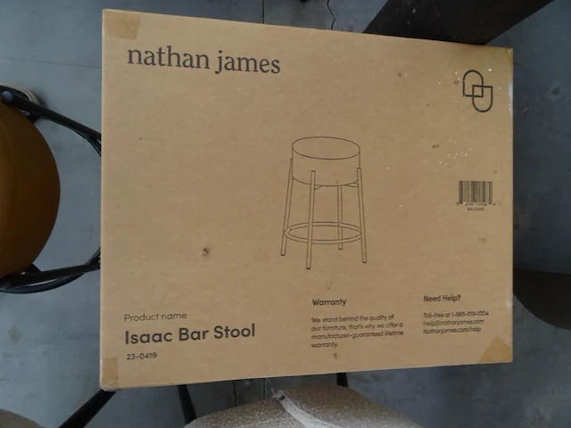 Barstoel nathan james - afbeelding 4 van  4