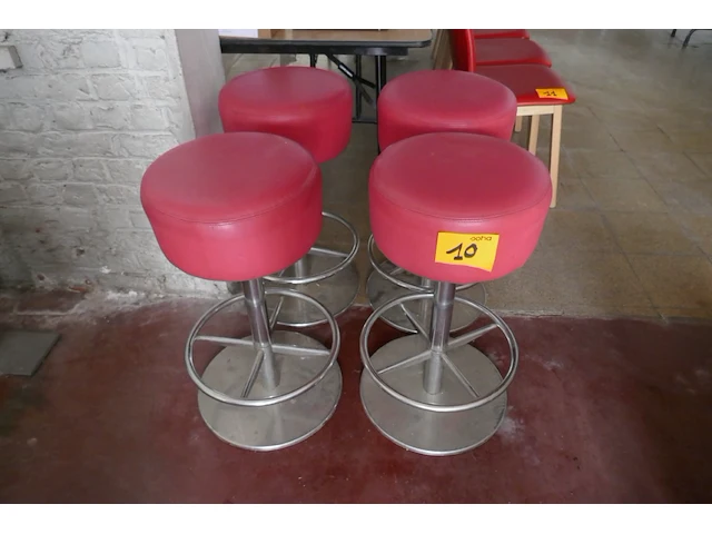 Barstoelen 4 stuks - afbeelding 1 van  3