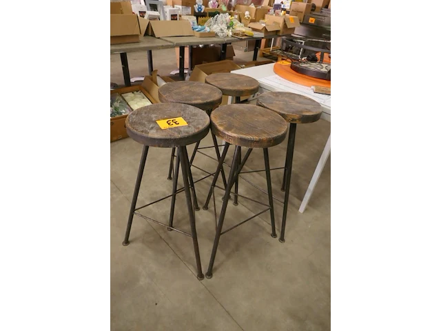 Barstoelen 5 stuks - afbeelding 3 van  4