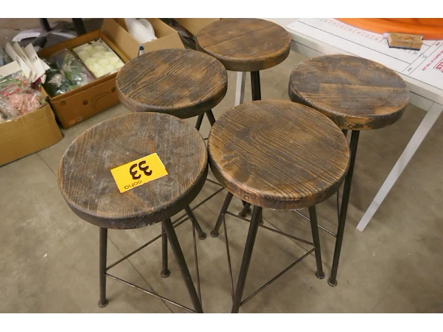 Barstoelen 5 stuks - afbeelding 4 van  4