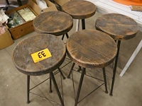 Barstoelen 5 stuks - afbeelding 4 van  4