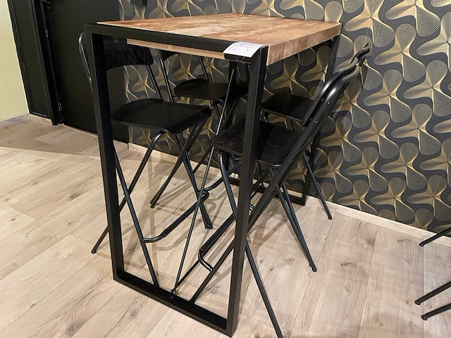 Bartafel en 1 barkruk - afbeelding 1 van  6