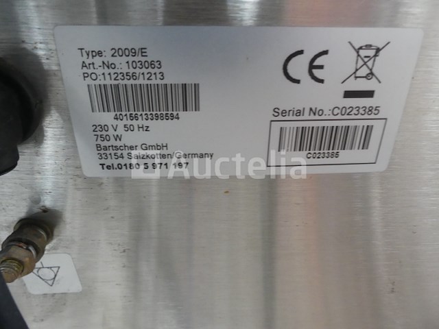 Bartscher 2009/e rvs verwarmingskast - afbeelding 1 van  4