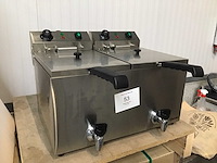 Bartscher friteuse 2x 10l - afbeelding 2 van  7