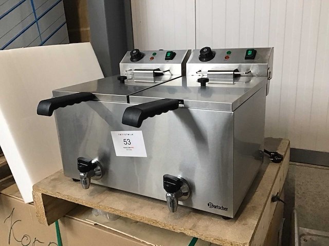 Bartscher friteuse 2x 10l - afbeelding 4 van  7