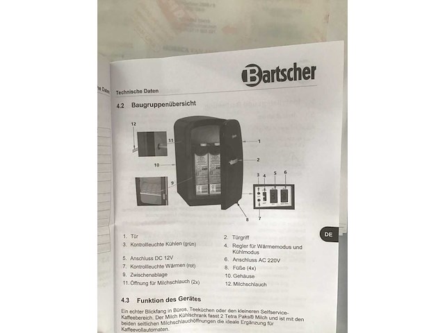 Bartscher mini koelkast - afbeelding 6 van  6