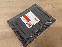 Base schoepenrooster 25x20cm kunststof bruin (45x) - afbeelding 1 van  4