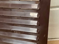 Base schoepenrooster 25x20cm kunststof bruin (45x) - afbeelding 4 van  4