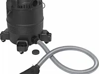 Basetech bt-2302702 vijverslibzuiger 3-in-1 nat- en droogzuiger / vijverzuiger, 1400 w, 35 l, zwart - afbeelding 2 van  4