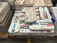 Basispleister knauf, ongeveer 16 zakken