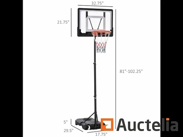Basketbal stand 5.1ft-6.9ft basketbal ring - afbeelding 11 van  12