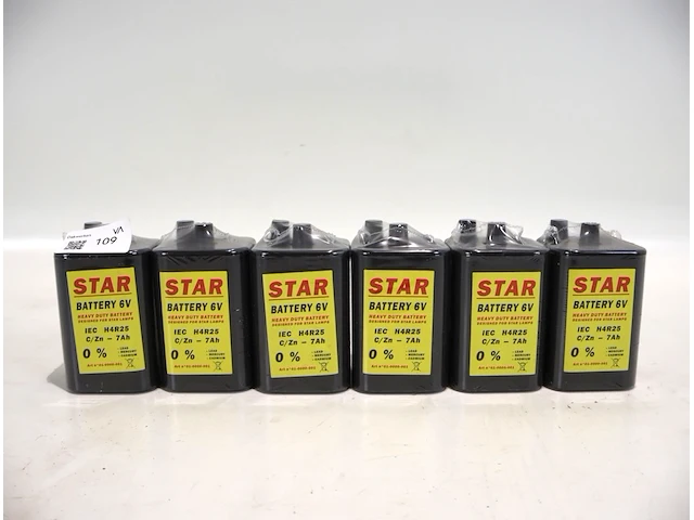 Batterij 6v (x6) - afbeelding 1 van  2