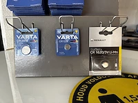 Batterij display vv. plm 20 div. batterijen - afbeelding 2 van  2