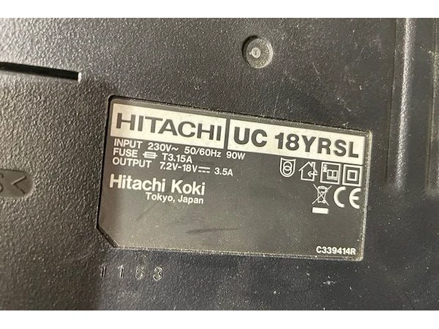 Batterij en lader hitachi - afbeelding 3 van  3