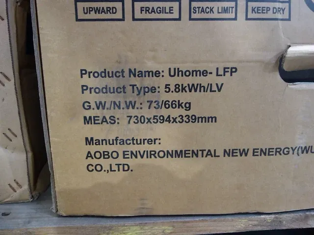 Batterij opslag aoboet uhome-lfp - afbeelding 6 van  6