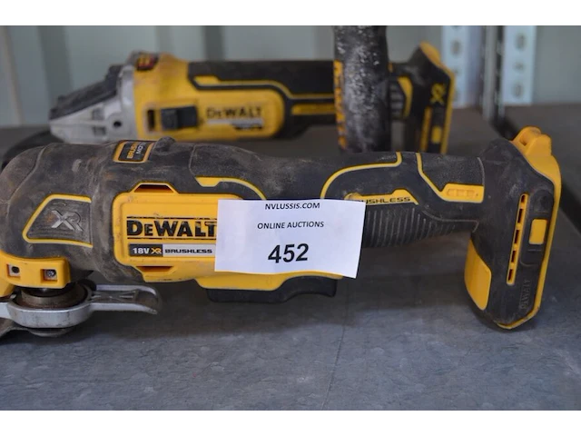 Batterij slijpschijf dewalt dcg 405 zonder batterij, batterij mulititool dewalt dcs 355 zonder batterij (13,14) - afbeelding 3 van  10