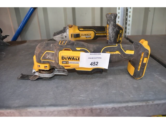 Batterij slijpschijf dewalt dcg 405 zonder batterij, batterij mulititool dewalt dcs 355 zonder batterij (13,14) - afbeelding 4 van  10