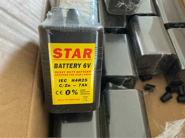 Batterijen 6 volt batterij (38x) - afbeelding 1 van  4