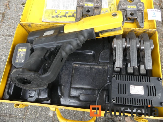 Batterijgevoede seamer rems akku press 571 - afbeelding 2 van  4
