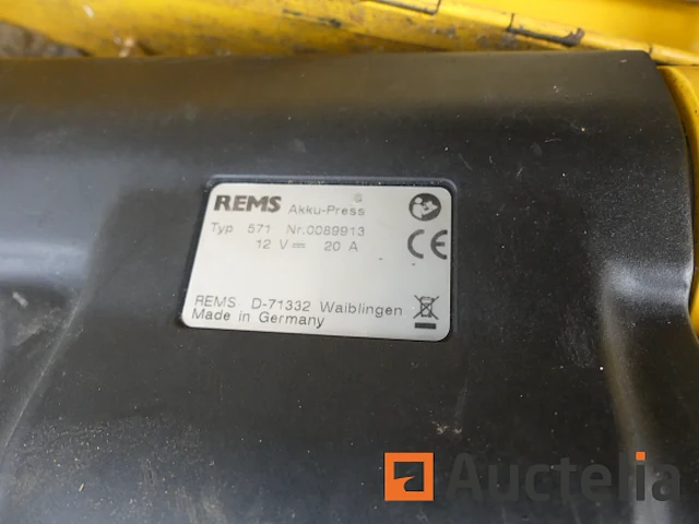 Batterijgevoede seamer rems akku press 571 - afbeelding 3 van  4