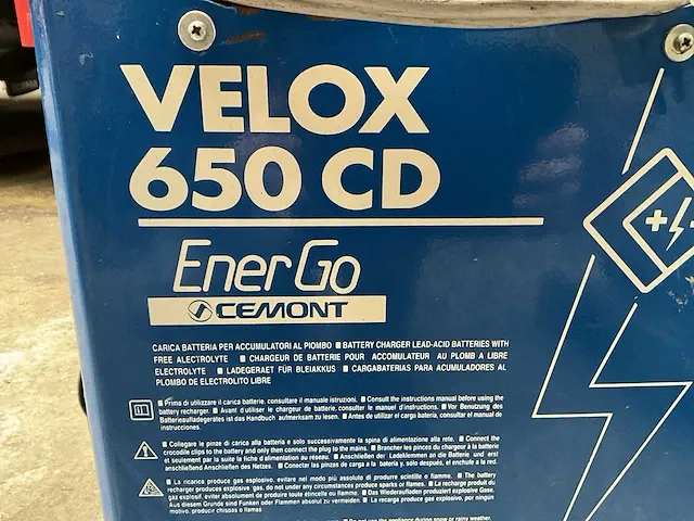 Batterijlader velox 650 cd - afbeelding 2 van  6