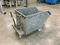 Bauer gu 500 kantelbare afvalcontainer - afbeelding 4 van  6