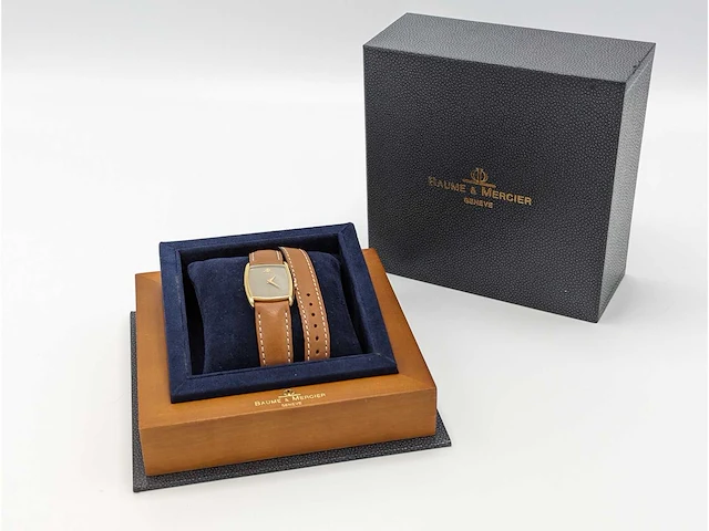 Baume et mercier (circa 1970), 18-karaats gouden horloge - afbeelding 1 van  8