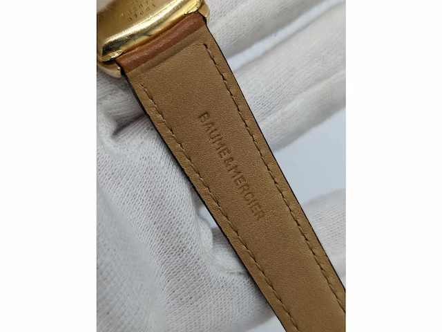 Baume et mercier (circa 1970), 18-karaats gouden horloge - afbeelding 7 van  8