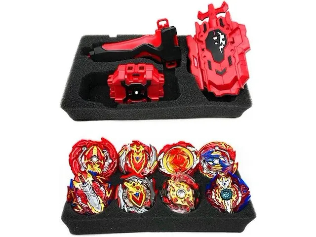 Baybledas gyro burst turbo blade set (rood) - afbeelding 4 van  5