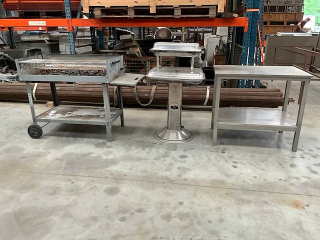 Bbq, buffetbak, werktafel inox - afbeelding 1 van  7