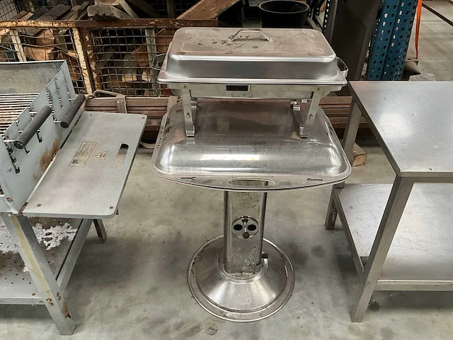 Bbq, buffetbak, werktafel inox - afbeelding 3 van  7