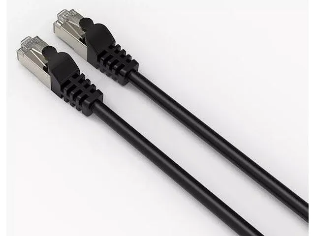 Bcc netwerkkabel cat-6a – 10 gbit/s – u/utp – 3 meter - zwart - afbeelding 1 van  1