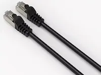 Bcc netwerkkabel cat-6a – 10 gbit/s – u/utp – 3 meter - zwart - afbeelding 1 van  1