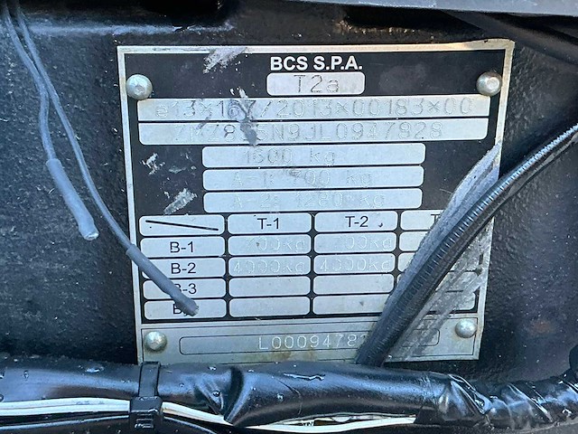 Bcs vivid 400dt minitractor - afbeelding 2 van  11