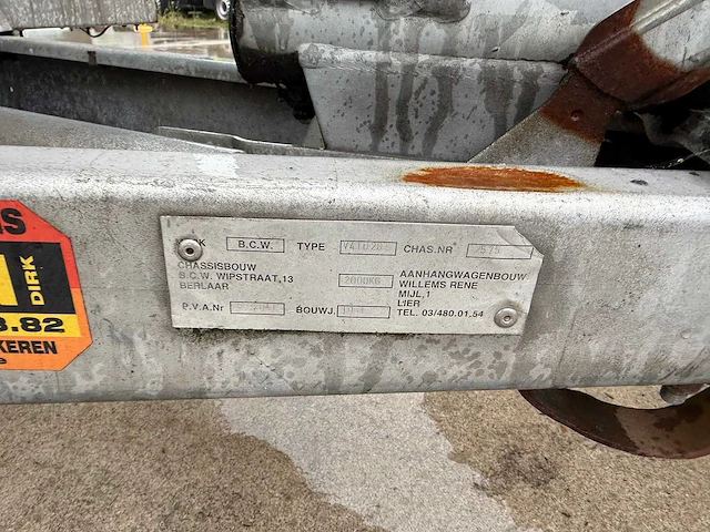 Bcw - 2000 - paardentrailer - afbeelding 5 van  20